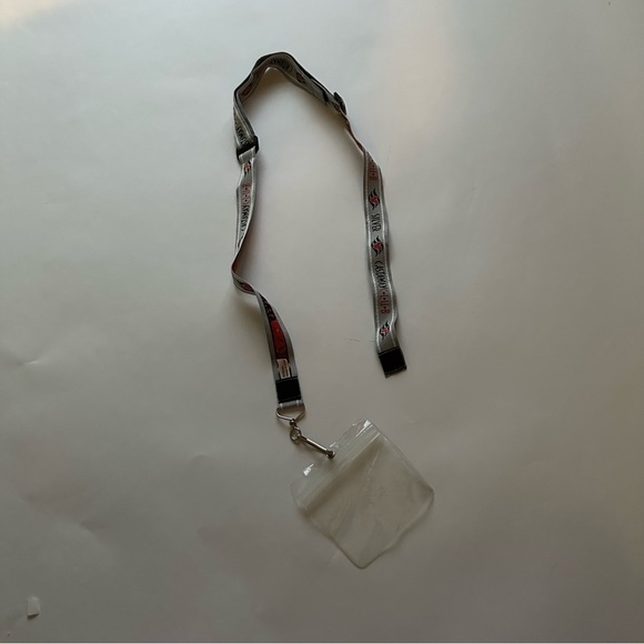 Disney Castaway Club Lanyard Silver Black White Authentic Cruise Line DCL - Picture 6 of 8